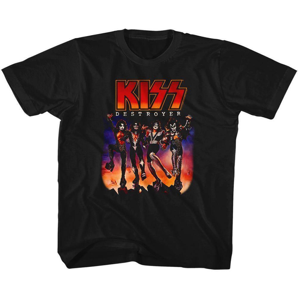 Kiss Destroyer Black Toddler T Shirt